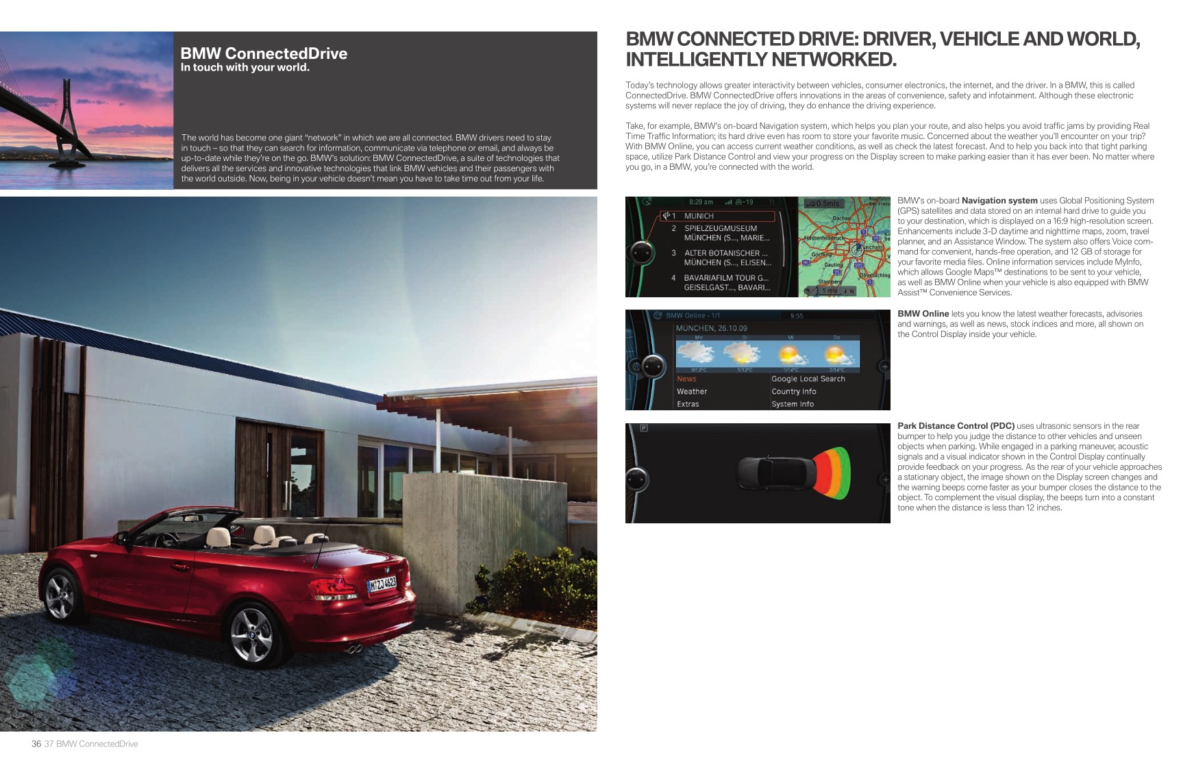 2012 BMW 1-Series Convertible Brochure Page 29